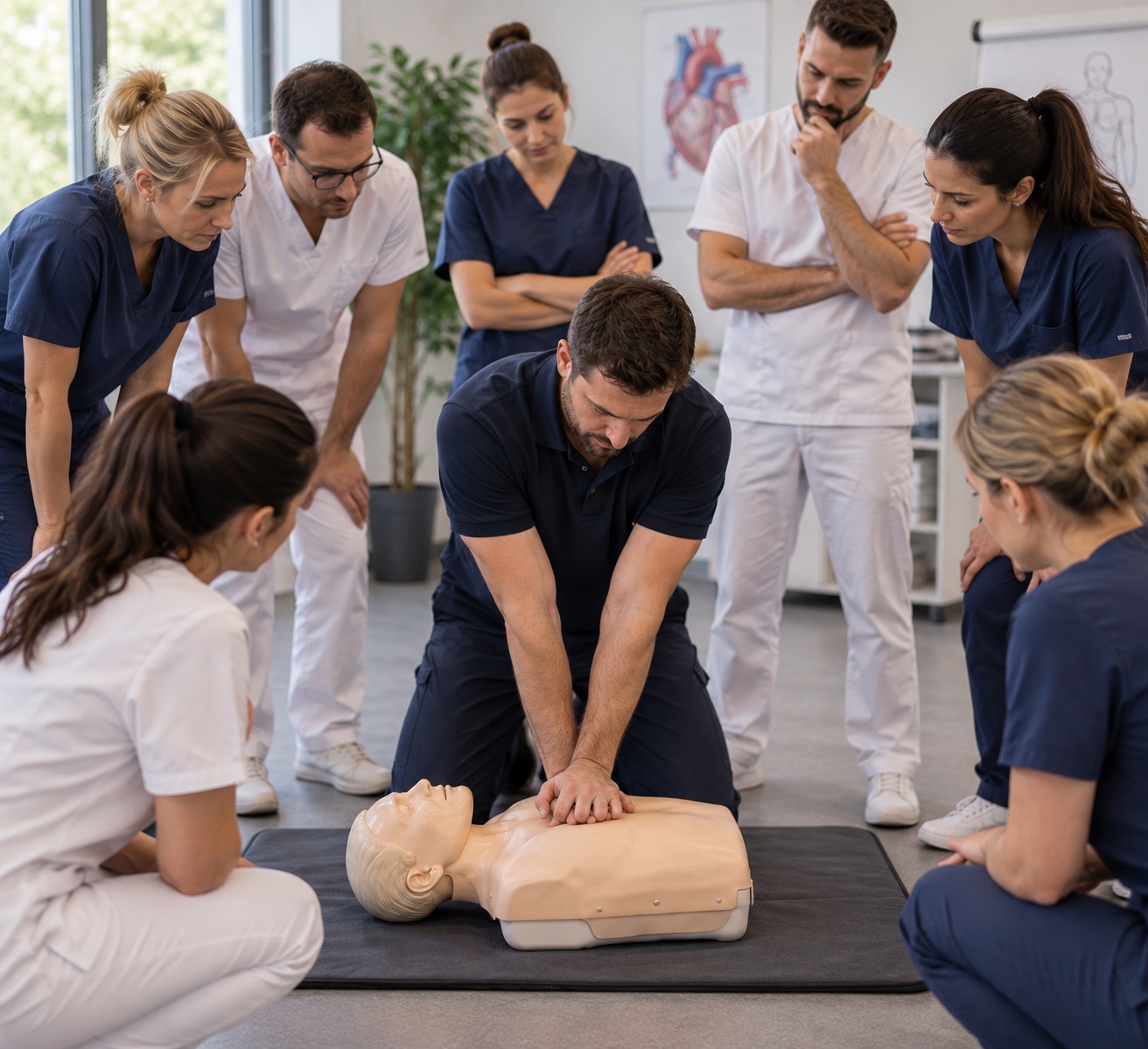 Notfalltraining für Arztpraxen und Betriebe